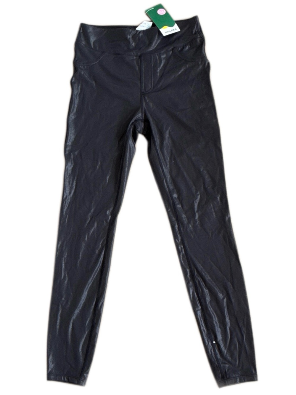 HALARA Black Shiny Leggings NWT!